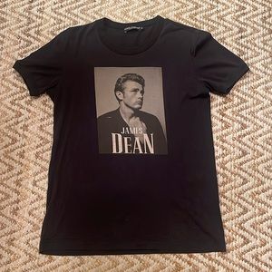 Dolce & Gabbana James Dean graphic t-shirt top short sleeve